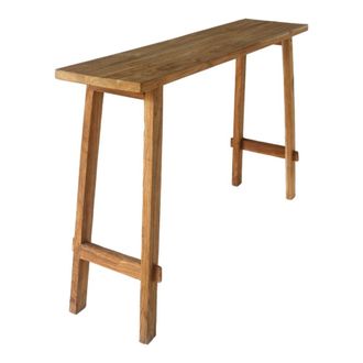 House Nordic Consola de teca l90cm - madera clara