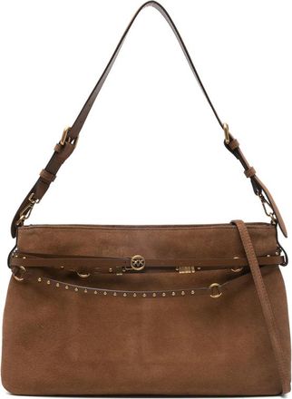 Pinko Studded-strap Logo-details Shoulder Bag