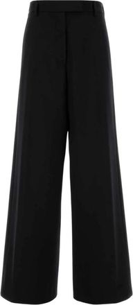 Dries Van Noten Dames, Broeken, Zwart, Maat: S Wol
