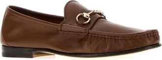 Gucci Mens Lugano Loafer Brown Calf Skin