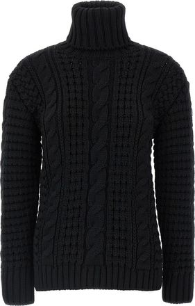 Moncler Black Turtleneck Sweater
