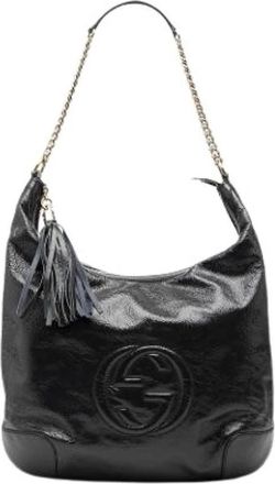 Gucci Pre-owned Shoulder Bags, female, Blue, Size: ONE SIZE Pre-owned Vintage Shoulder Bag