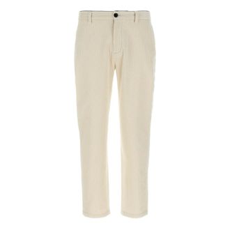 Department Five Slim-fit Trousers, male, White, W34, Prince Trousers