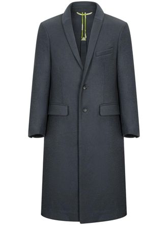 Shanghai Tang wool coat - men - Polyamide/Wool - 46 - Grey