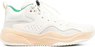 Brandblack Witte Sneakers Villain Dirty Low-Top - Heren - Sneakers - Wit - 42 1/2 EU - Su&egrave;de - Schoenen
