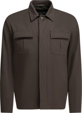 Herno Overshirt-Jacke aus Baumwolle