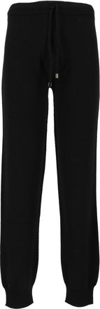 Kangra Cashmere Tapered Seamless Joggers with Adjustable Drawstring