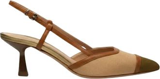 Roberto Festa Milano Schoenen, Dames, Beige, 39 EU, Leer, Delfina Slingback