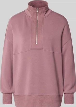 Varley Sweatshirt mit Troyer-Kragen Modell molly in Altrosa, Gr&ouml;&szlig;e XL