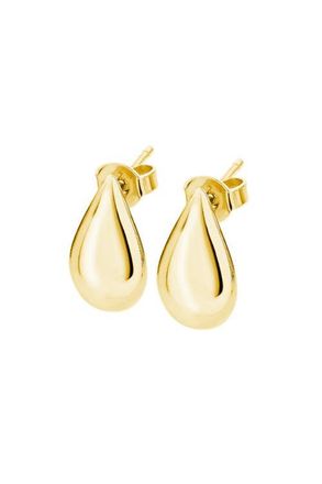 Lucy Quartermaine Large Tear Drop Studs in Gold Vermeil at Nordstrom