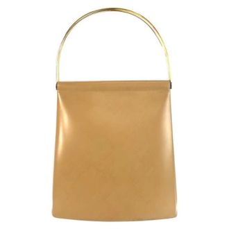Cartier Pre-owned Shoulder Bags, female, Beige, Size: ONE SIZE Pre-owned Trinity Leather 2way Bag