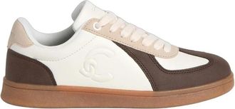 Coccinelle C-Style 90 - Dames - Sneakers - Beige - 36 EU - Katoen - Schoenen