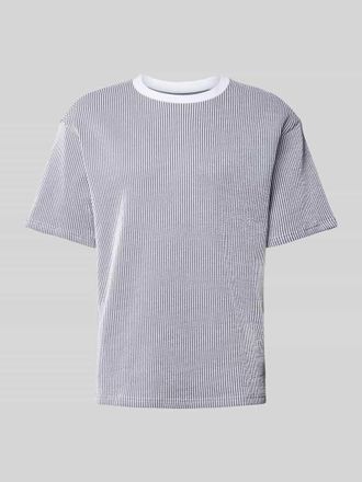 Mc Neal T-Shirt mit Rundhalsausschnitt in Dunkelblau, Gr&ouml;&szlig;e M