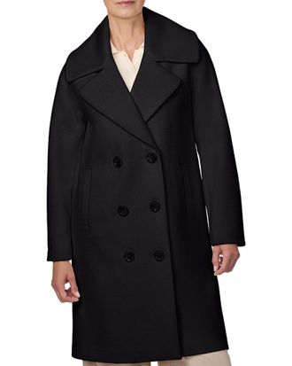 Bernardo Long Wool-Blend Coat