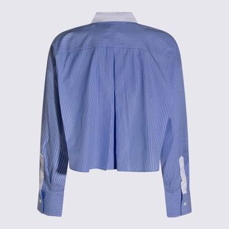 Rag & Bone Womens Shirts White-Blue