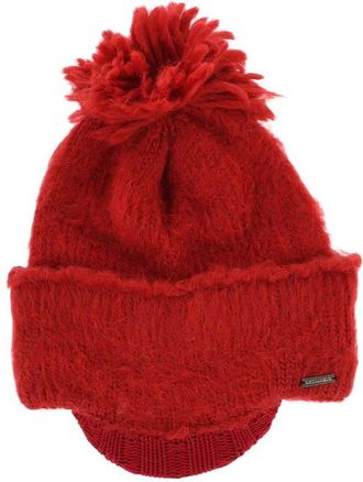 Dsquared2 Red Solid Beanie Cap