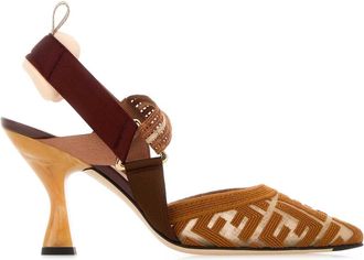 Fendi Multicolor Mesh Colibr&atilde;&not; Pumps