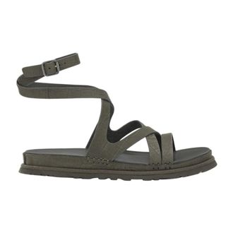 UGG Sandalia Goldengaze con grabado y cierre al tobillo - Shoes - Mujer - Verde - 36 EU