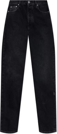Off-white Zwarte jeans met zakken - Heren - Regular Fit Jeans - Zwart - W30 - Katoen - Jeans