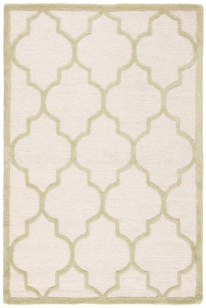 Safavieh Alfombra lana neutrale/verde 122 x 183 cm