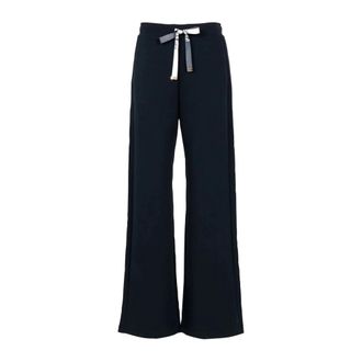 Max Mara Wide Trousers, female, Blue, Size: M Bali Trousers