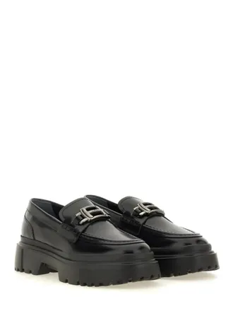 Hogan Hohe Schuhe - H629 Mocassin - Gr. 40 (EU) - in Schwarz - f&uuml;r Damen