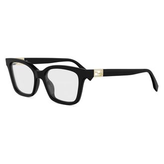 Fendi Baguette Optisch Montuur - unisex - Accessoires - Zwart - Maat: 52 MM