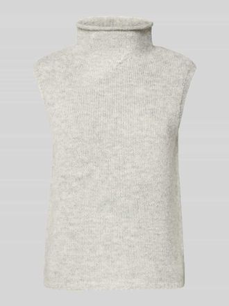 Neo Noir Neo Noir Pullunder mit Stehkragen Modell Odelia in Hellgrau Melange, Gr&ouml;&szlig;e 34