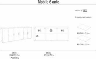 Milani Home Milani Home - nuba - madia moderna per soggiorno