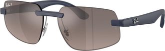 Ray-Ban RB4475CH Polarized 63315J Mens Sunglasses Blue Size 60