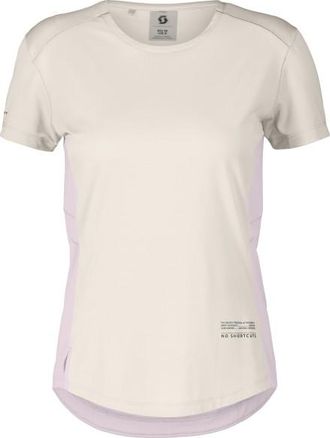 Scott Tee Endurance Tech S/S Laufshirt f&uuml;r Damen | wei&szlig;/beige