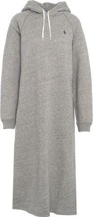 Polo Ralph Lauren Midi Dresses, female, Gray, S, Maxi Dress Grigio Aw25