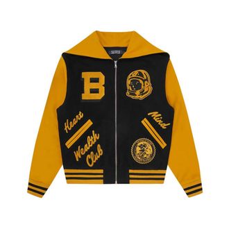 Billionaire Boys Club Zip-throughs, male, Multicolor, Size: S World College Cheerleader Zip Through Hood
