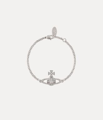 Vivienne Westwood Mayfair Bas Relief Bracelet Silver-crystal Brass Women