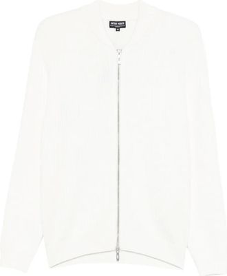 Antony Morato Cardigan con zip - Bianco