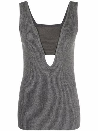 Brunello Cucinelli Kasjmier vest - Grijs