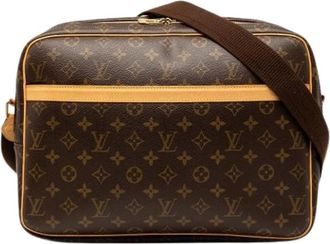 Louis Vuitton Pre-owned Cross Body Bags, female, Brown, Size: ONE SIZE Pre-owned Reporter GM Crossbody Bag
