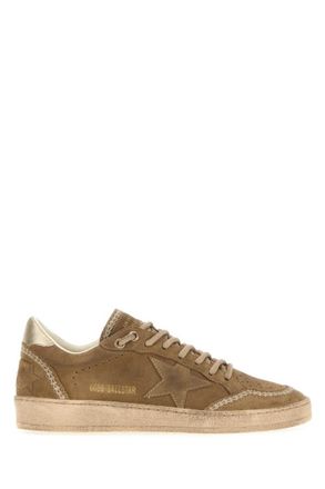 Golden Goose Brown Suede Sneakers