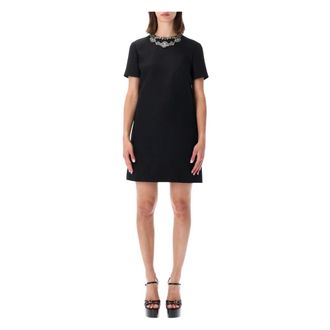 Valentino Garavani Embroideries Mini Dress - female - Valentino Garavani - Party Dresses - Black - S - Dresses