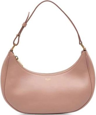 Celine Pre-owned Vintage Schoudertas - Dames - Vintage Schoudertas - Roze - ONE Size - Leer - Vintage