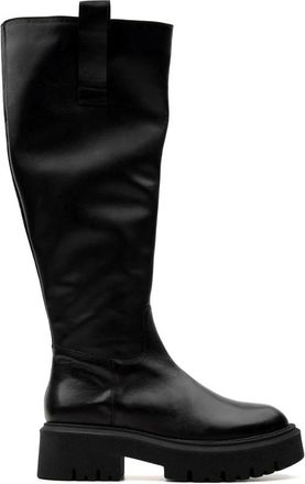Tosca Blu Betoverende Zwarte Laarzen - Dames - Hoge Laarzen - Zwart - 37 EU - Schoenen