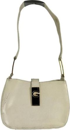 Givenchy Pre-owned Shoulder Bags, female, Beige, Size: ONE SIZE Pre-owned Canvas Shoulder Bag