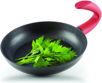 Domo Enjoy Cooking - Padella Antiaderente Induzione 28 cm Rivestimento AntiGraffio Salvaspazio e Sforzo G Zero