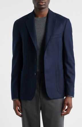 Vince Icon Relaxed Fit Navy Cashmere Twill Sport Coat at Nordstrom Rack, Size 46 Regular