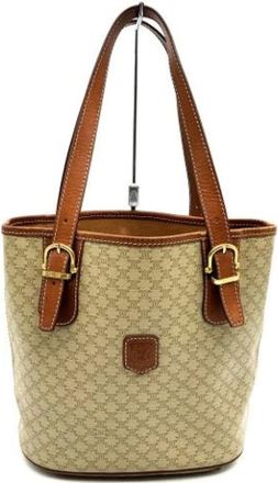 Celine Pre-owned Shoulder Bags, female, Beige, Size: ONE SIZE Pre-owned Leather celine-bags