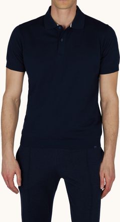 Paul & Shark Blue Polo Bottoni Classic Cotton Polo