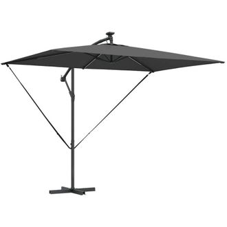 vidaXL Parasol De Cantilever Tipo Pl&aacute;tano Antracita 294 X 200 X 254 Cm Vidaxl