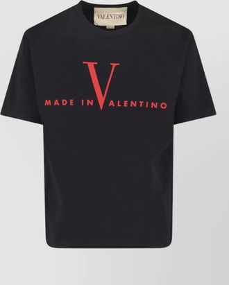 Valentino crew neck short sleeve t-shirt design