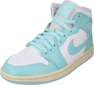 Nike Womens Air Jordan 1 Mid Trainers - Blue - Size UK 4.5