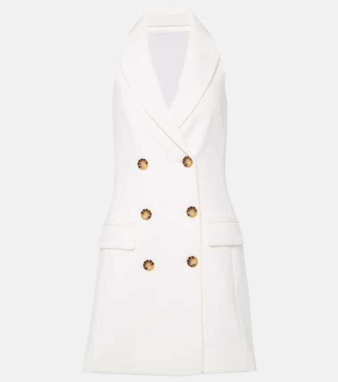 Claridge cotton-blend blazer dress
